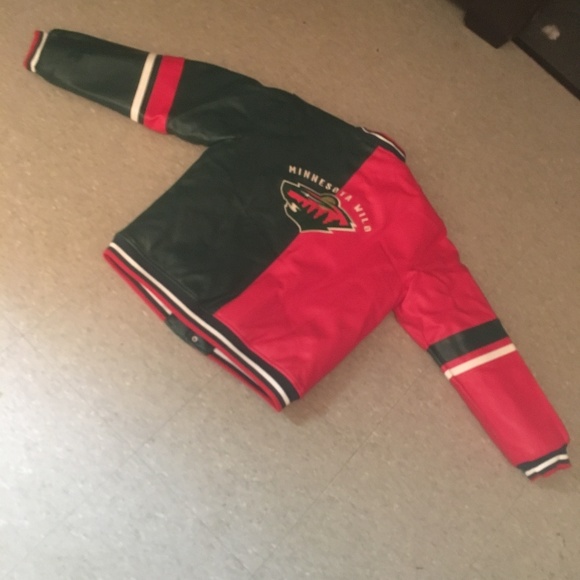 Minnesota Wild NHL Leather Jacket - Picture 2 of 8